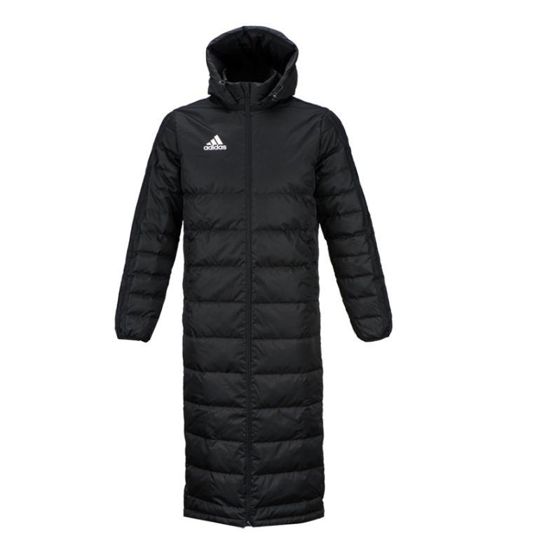 ジャケット・アウター Th products LONG PADDED COAT adidas 3-Stripes Long Down Jackets 'Black' IT8714