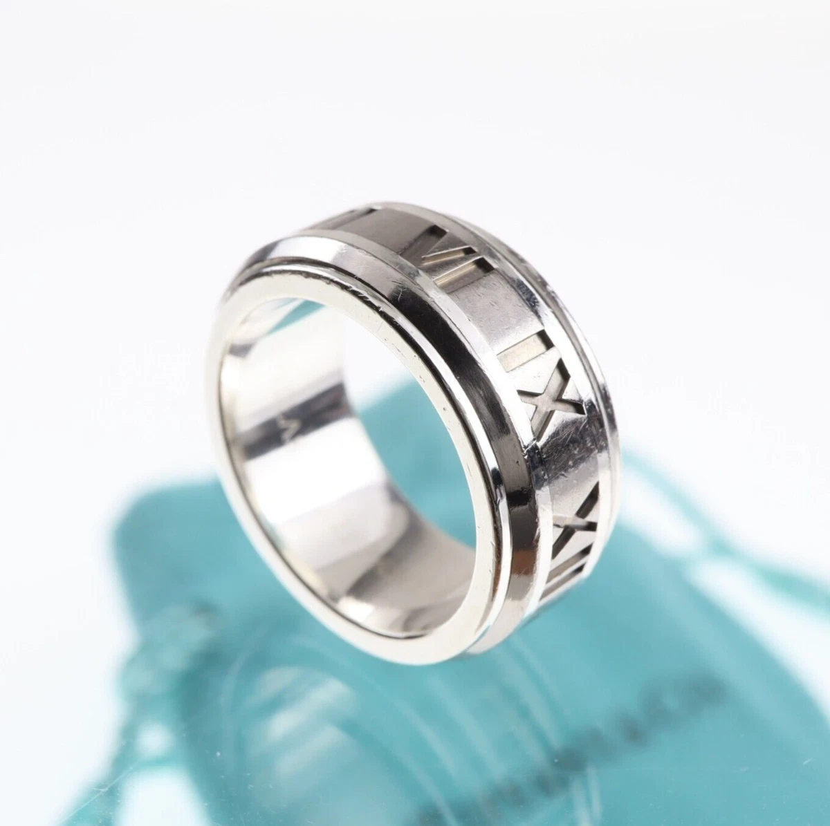 Tiffany atlas ring silver deals