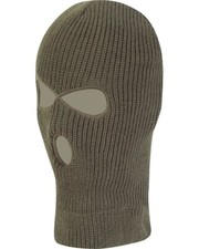 Kombat 3 Hole Balaclava Olive Green Military SAS Style Knitted Winter Face Mask