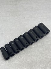 Sk Tools 8-18mm Partial Socket Set 6 Pt 38 Dr Semi Deep Metric Impact 9 Pc