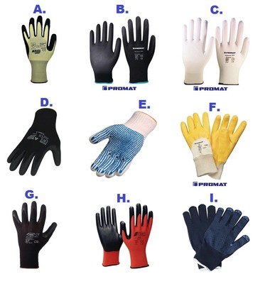 12 Paar Arbeitshandschuhe / Montagehandschuhe / Mechanikerhandschuhe >>TOP
