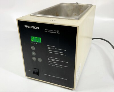 Precision Model 282 Lab Laboratory 280 Series 12'' Basin Bench Heated Water Bath