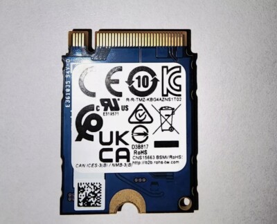 【1TB】M.2 2230 SSD NVMe 東芝 KBG40ZNS1T02 Kioxia SSD 1TB BG4 M.2 2230 30mm KBG40ZNS1T02 NVMe PCIe Gen3 x4 | eBay