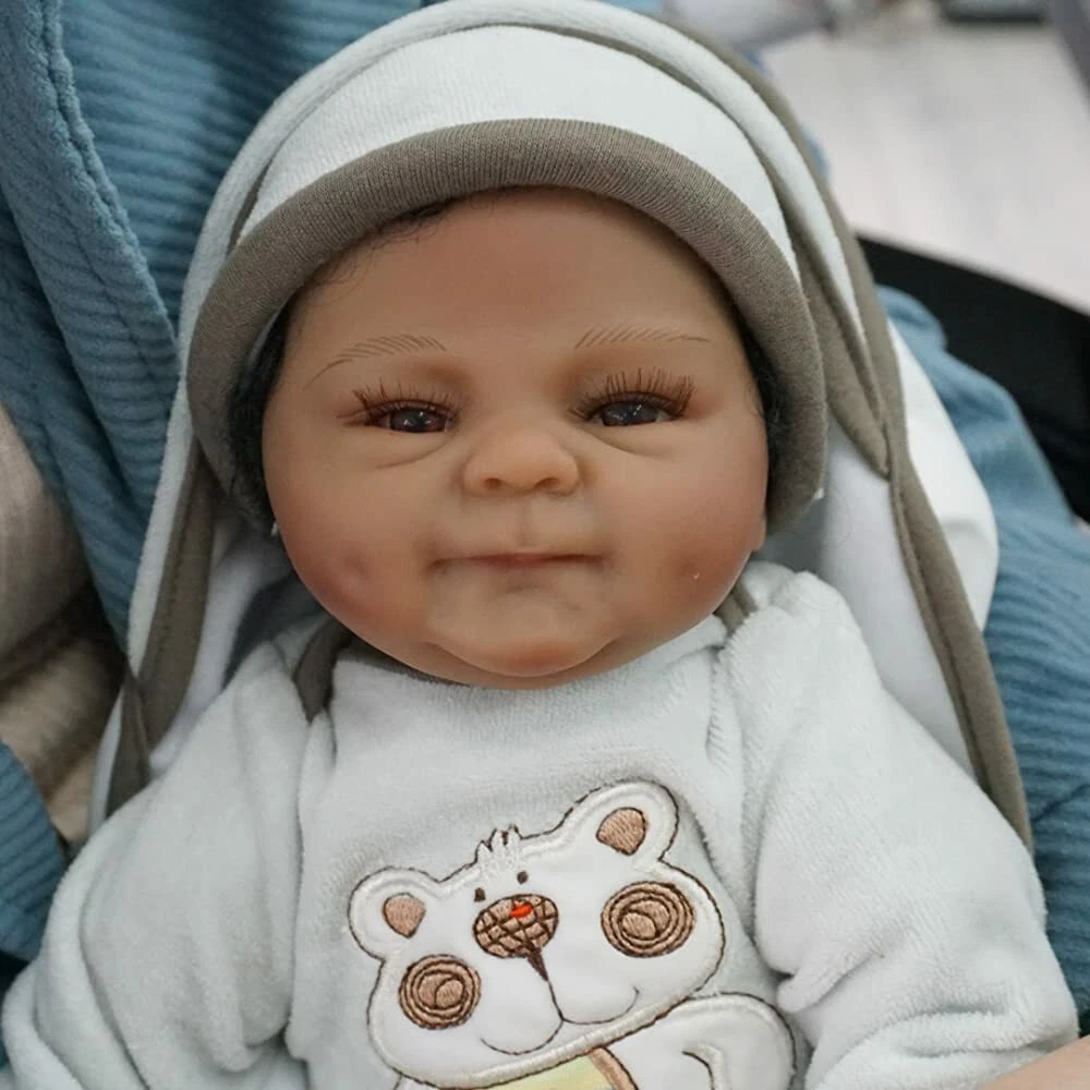 Lifelike Reborn Baby Dolls Boy 17-Inch Soft Body Realistic-Newborn Full  Body Vinyl Real Life Baby Dolls for Kids Age 3 4 5 6 7 +