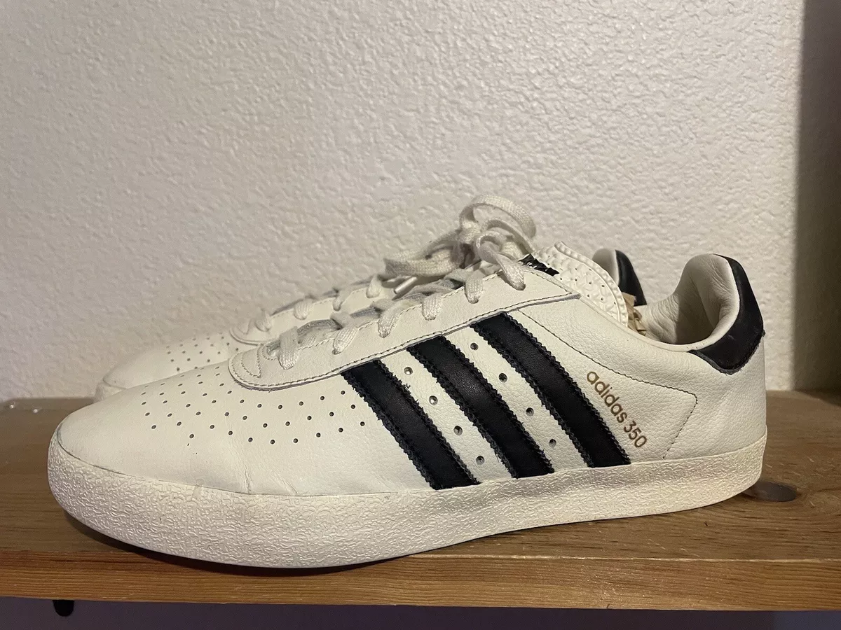 adidas 350 Handball Spezial Sz 10.5 Cream White Black sneaker shoes S74861 | eBay