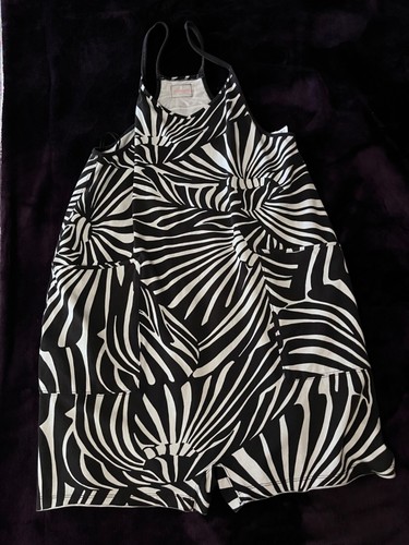 Free People Movement Hot Shot Romper in Zebra small Women NWT