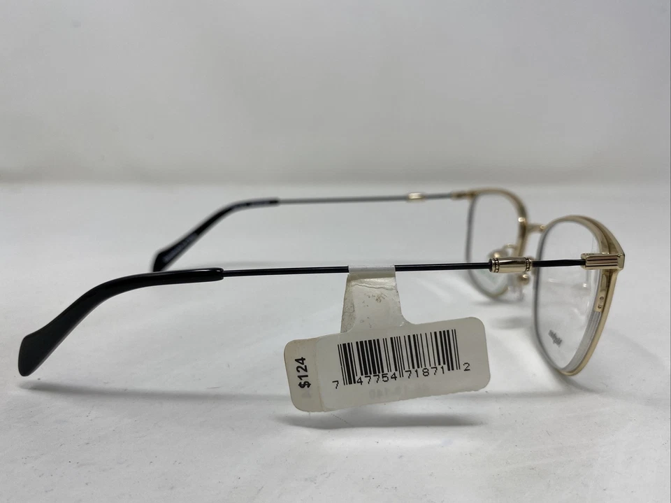 Marco de gafas de borde completo de metal Laura Ashley Meghan NEGRO 49-19-140 / I58 Foto 4 de 4