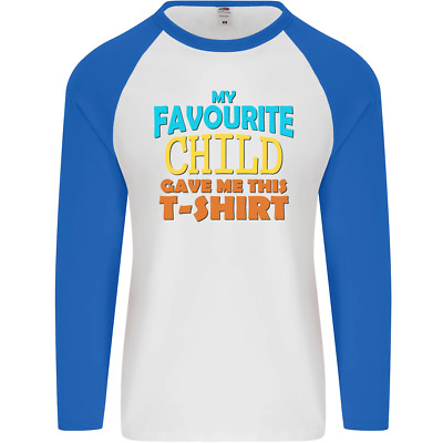 My Favourite Child Gave Me This Fathers Day Herren L/S Baseball T-Shirt