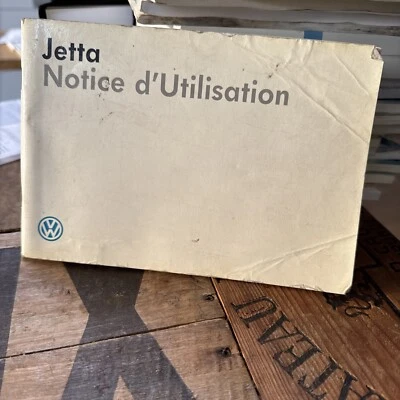 Notice d'utilisation Volkswagen Jetta 07/1987 - Photo 1/4