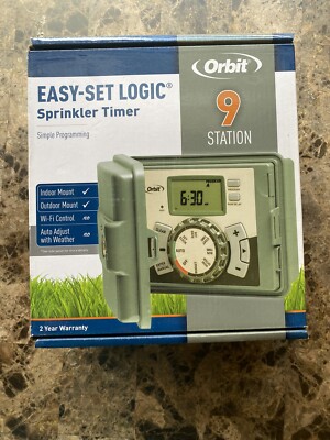 Orbit Easy-Set Logic 9 Station Indoor/Outdoor Sprinkler Timer Irrigation 57899