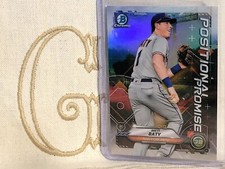 Brett Baty, New York Mets, 2021 Bowman Positional Promise Insert #POS-BB 🇬