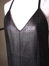 NWT***Alice + Olivia Leather Dress**Size 4***$995***Black