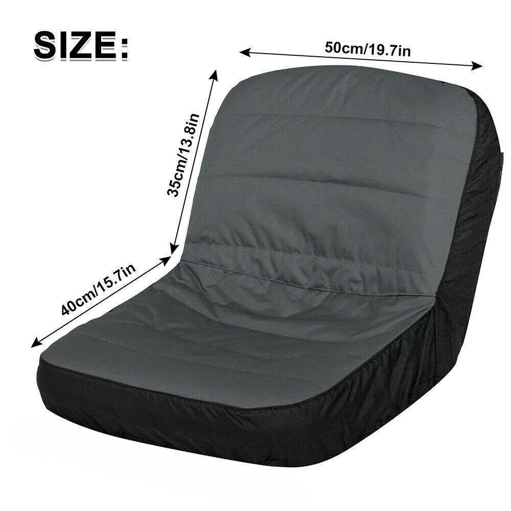 Riding Lawn Mower Seat Cover Waterproof Tractor Gray Seat Cover Tractor