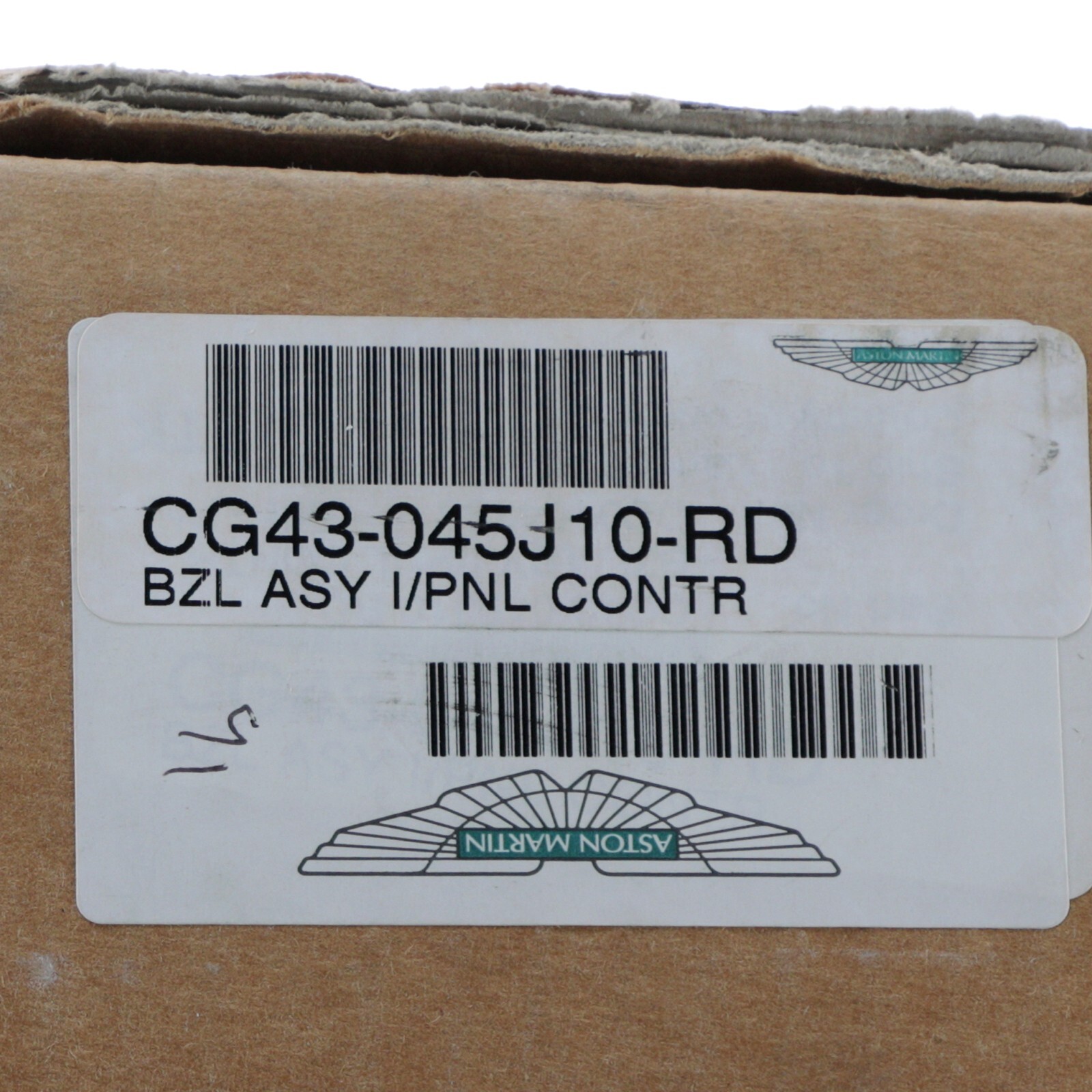 GENUINE ASTON MARTIN INSTRUMENT PANEL NAVIGATION TRIM BEZEL CG43-045J10-RD