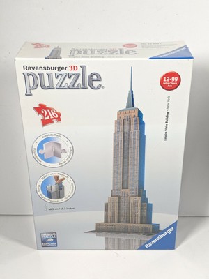 Ravensburger 3d Puzzle Empire State Building New York No 125531 216 Pieces 4005556125531 Ebay