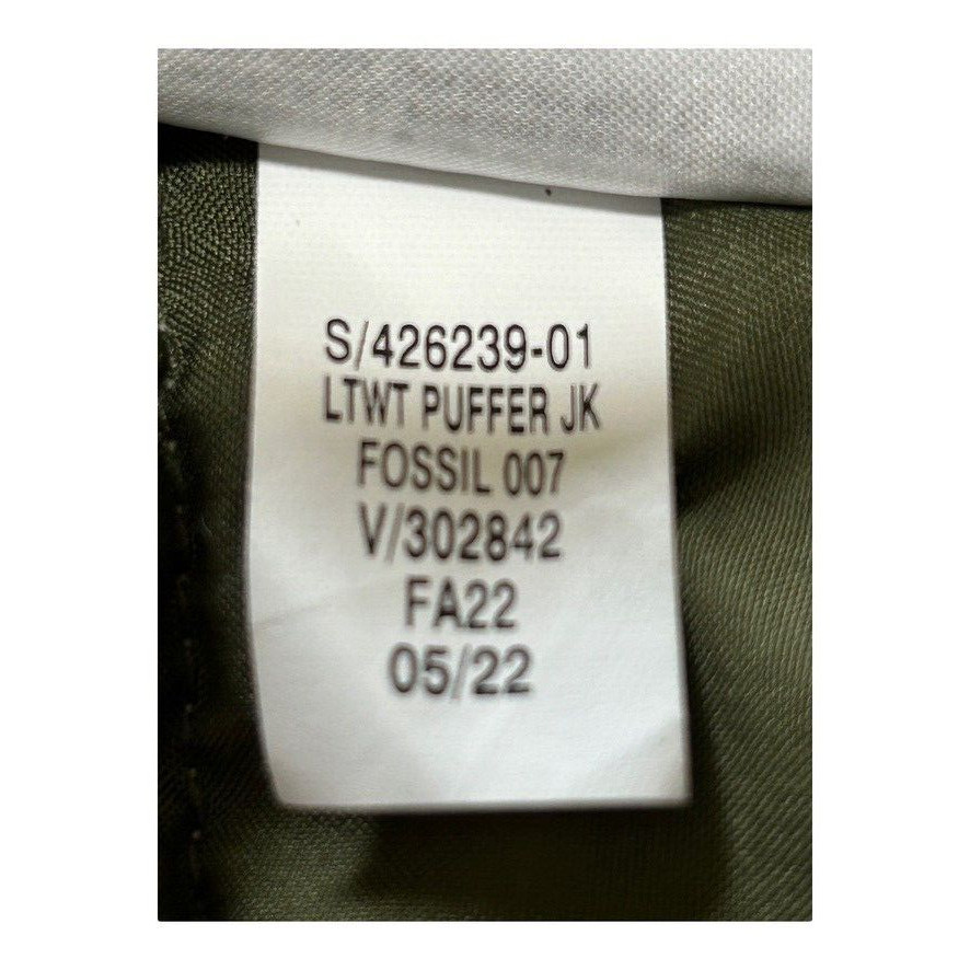 GAP Womens Lightweight Puffer Jacket Medium Tan C… - image 15