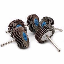 5x Schleiffächer Fächerschleifer K80 für Dremel, Proxxon Schleifer Zubehör 