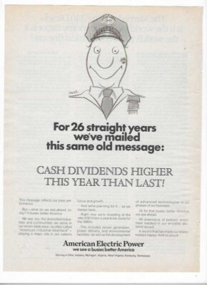American Electric Power ''We See A Busier Better America'' 1979 Vintage Print Ad