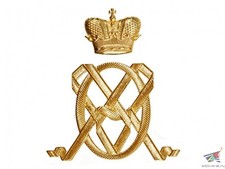 Monogram Empress Maria Feodorovna Cypher gold silver Russian Imperial Crown WWI