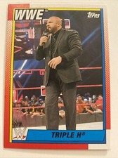 Triple H 2021 Topps Heritage WWE Card #100 - Free Shipping