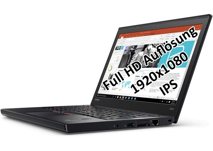 Lenovo ThinkPad X270 · i5-6300U · 8GB · 128GB