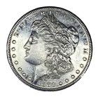 1880S Morgan Silver Dollar Good Circulated& ungraded uncertified / Square Holder