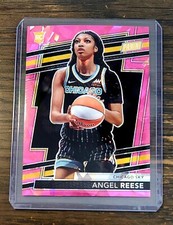 2024 National Convention Gold-Pack VIP Angel Reese Pink Sparkle Prizm RC #/88