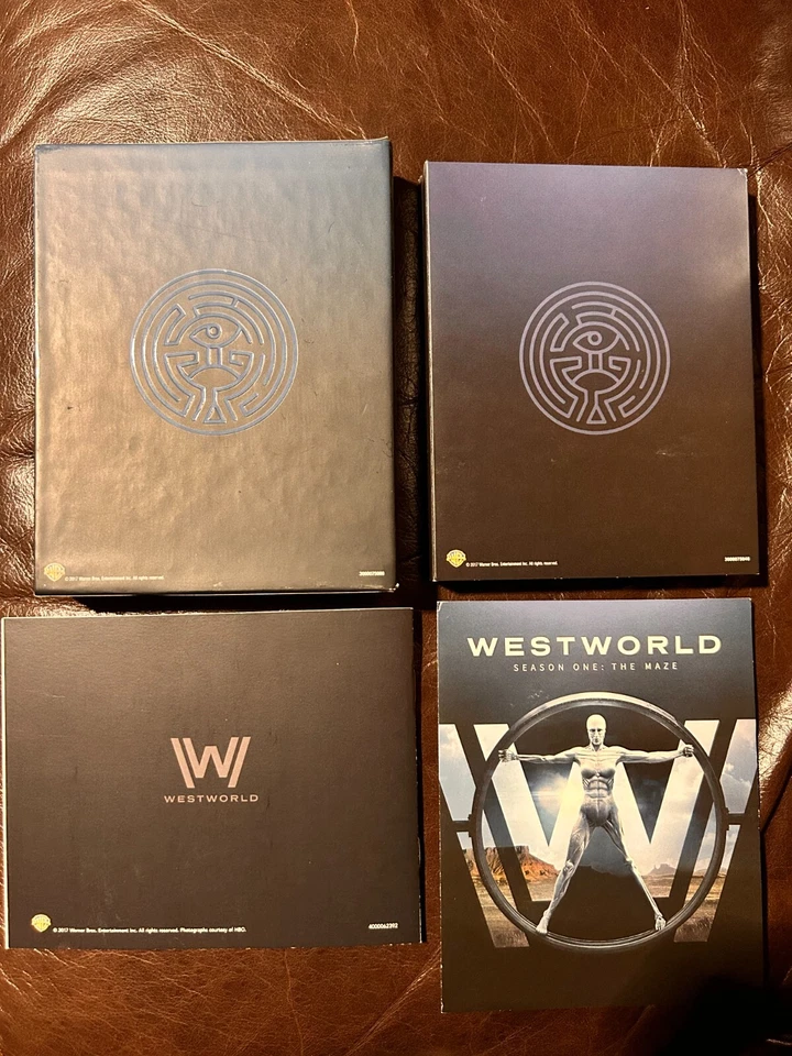 Westworld Season 1 The Maze Blu Ray 3 Disc Set Collectible Booklet HBO Like New - Image 2 of 4