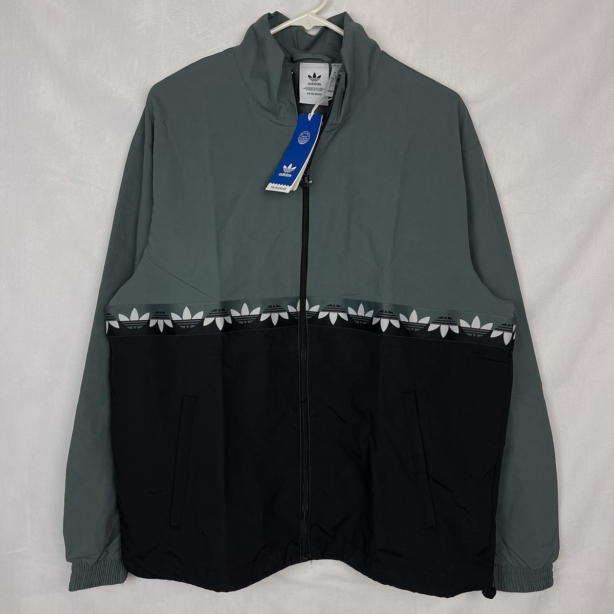 Adidas【送料込】Adicolor T-Shirt adidas Adicolor Sliced Trefoil Track Top Mens Black/Blue