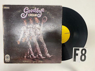 Cream Goodbye w/ poster Psych Record lp original vinyl album