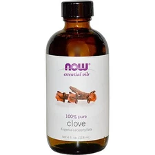 Clove Oil (100% Pure), 4 oz - NOW Foods Essential Oils