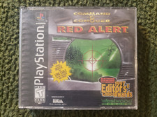 Command & Conquer: Red Alert (Sony PlayStation 1, 1997) Complete with Manual CIB