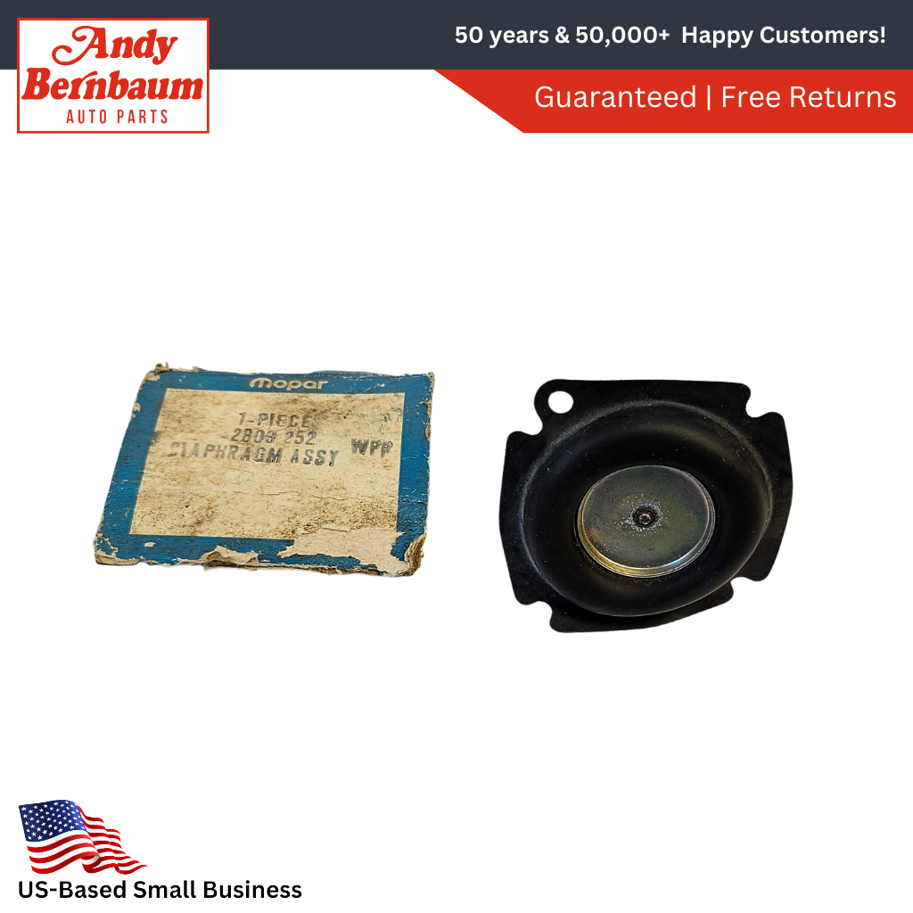 67-69 Plymouth Dodge 4 BBL Carburetor Secondary Diaphragm W