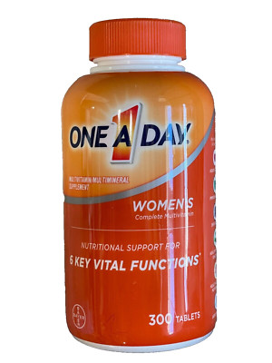 One A Day Women's Complete Multivitamin/Multimineral 300 Tablets EXP 1/2026