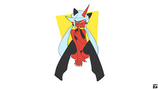 Anime kneesocks panty and stocking with garterbelt j Playmat Gaming Mat Desk