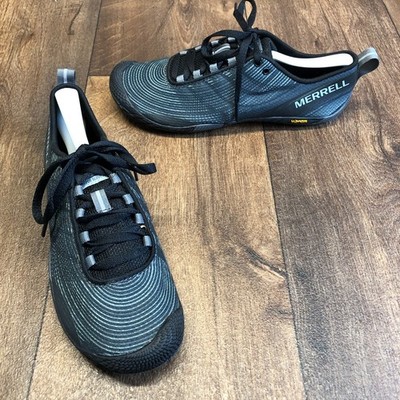 Merrell Vapor Glove 3 Luna Leather Women's 8 Barefoot Trail Shoes J32628 Black