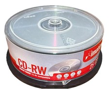 Imation CD-RW 25 Pack 700 MB / 80 Min Blank C...