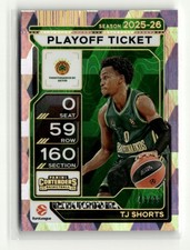 TJ Shorts 2025-26 Panini Contenders EuroLeague Playoff Ticket 43/99 [wyf9