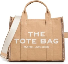 Marc Jacobs The Jacquard Medium Tote Bag - Camel/Bronze