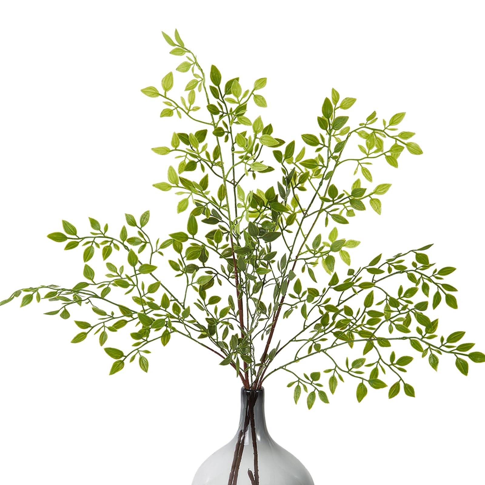 6pcs 36 Inch Artificial Plants Fake Greenery Branches for Vase, Faux Green Na...