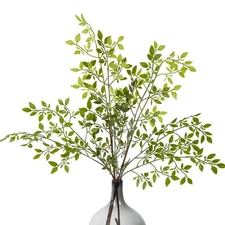 6pcs 36 Inch Artificial Plants Fake Greenery Branches for Vase, Faux Green Na...