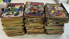 400+ Vintage COMIC BOOK Lot GOLDEN SILVER BRONZE All Raw ALL CONDITIONS! WOW!