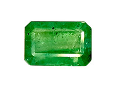 1.365cts Green natural emerald Octagon cut loose gemstones,see video