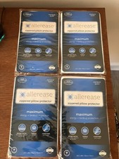 Allerease Zippered Pillow Protector 20x28 inches Standard queen 4 