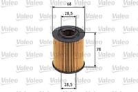 Valeo ÖLfilter 586528 Filtereinsatz FüR BMW Rover Opel V94 Omega E39 D10 E38 E46