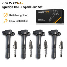 Ignition Coil Set With Iridium Spark Plugs Fast Installation