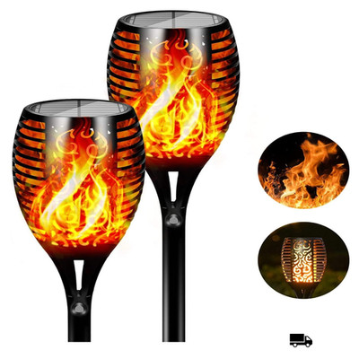 FLOWood Solar Torches 96 LED Wasserdicht Gartenlampe