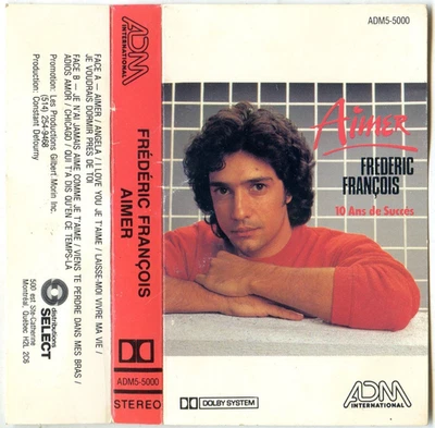FREDERIC FRANCOIS "AIMER" CANADA K7 CASSETTE MC TAPE ALBUM AUDIO / + RARE + - Photo 1/3