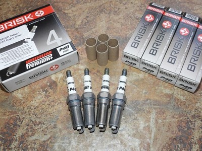 4x BRISK P40 Iridium Spark Plugs fit: Holden Commodore 2.0 turbo - 2017 to 2020