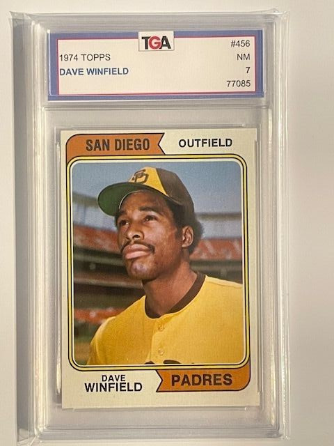1993 Topps Magazine 1974 DAVE WINFIELD ROOKIE TGA 7 NM SD PADRES RARE!